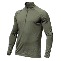 alaska-baselayer-halfzip-top-green Merinovillane 160g Half-Zip alussärk (XS, S, M)