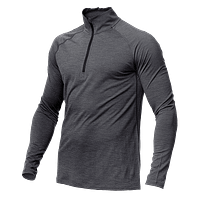 alaska-baselayer-halfzip-top-grey Merinovillane 160g Half-Zip alussärk (XS, S, M)