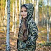 kurtka ja tüdruk WADERA puuvillane laste jope (suurus 134/140)