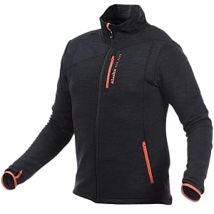 alaska_merino_fleece_jacket_black_burnt_orange Merino fliispluus (suurus XS, S ja 3XL)