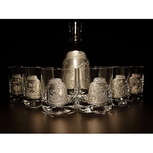 viskikl+pud,1 Viskiklaaside komplekt