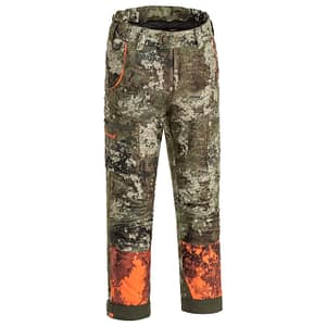 6681-910-01_Pinewood-Furudal-Retriever-Active-Camou-Trousers-Kids_Strata-Strata-Blaze Pinewood püksid lastele/noortele (camoroheline/oranž)