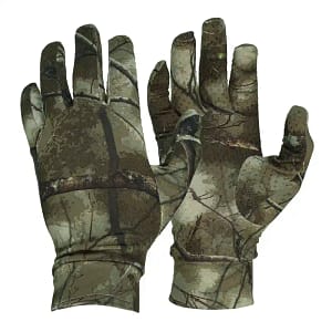 hunting-gloves-100-forest-camouflage Solognac stretš jahikindad, camo