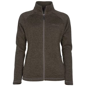 9372-262-01_Pinewood-Gabriella-Knitted-Jacket-Womens_Earth-Brown-Melange PINEWOOD Gabriella fliisjakk naistele, pruun