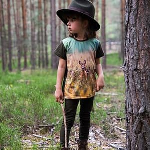 t-shirt-sarenki Retuusid, rohelised