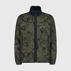 btt2 Raptor Reversible Elk Hunter kahepoolne fliisjakk, must/camo