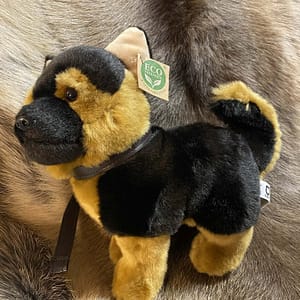 1ce638b2-56d6-4aef-913c-ddc6d55e1332 Kaisuloom “Koer”, must-pruun, rihmaga 22 cm