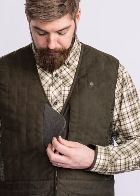 5805-135-20_Pinewood-Shooting-Vest-Pinewood-Cadley_Mossgreen Pinewood laskmisvest, roheline (suurused: S - 5XL)