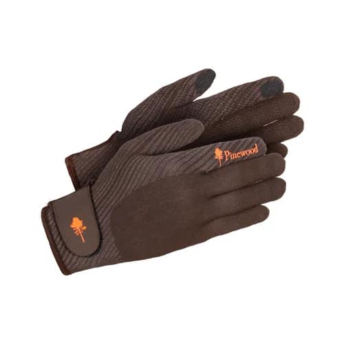 1176-184-01_Pinewood-Hunters-Stretch-Extreme-Glove_Mossgreen-Dark-Brown PINEWOOD Hunter Stretch Extreme veekindlad kindad