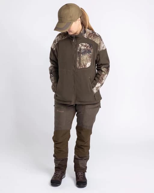 3619-268-61_Pinewood PINEWOOD Smaland Hunters Camo fliisjakk naistele
