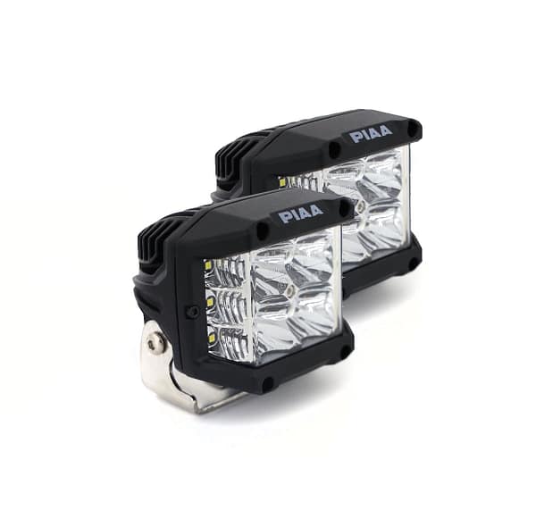 dkqe39e-1.jpg PIAA 4″ 5600K 12V 24W Quad Edge LED cube wide driving lights kit