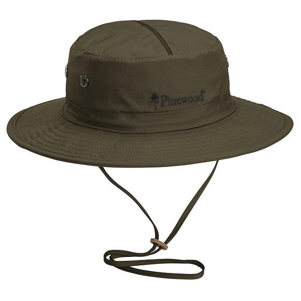 9478-128-01_Pinewood-Hat-Mosquito_Dark-Olive_(logo-v2) Pinewood õhuke kaabu putukavõrguga
