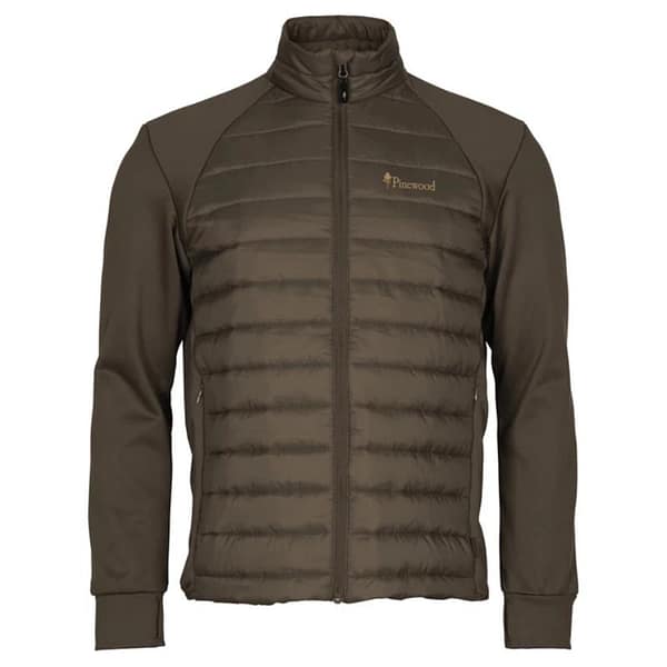 Finnveden-Hybrid-Power_Fleece_Jacket-Mens_Dusty-Brown PINEWOOD Finnveden Hybrid fliisjope, tumepruun