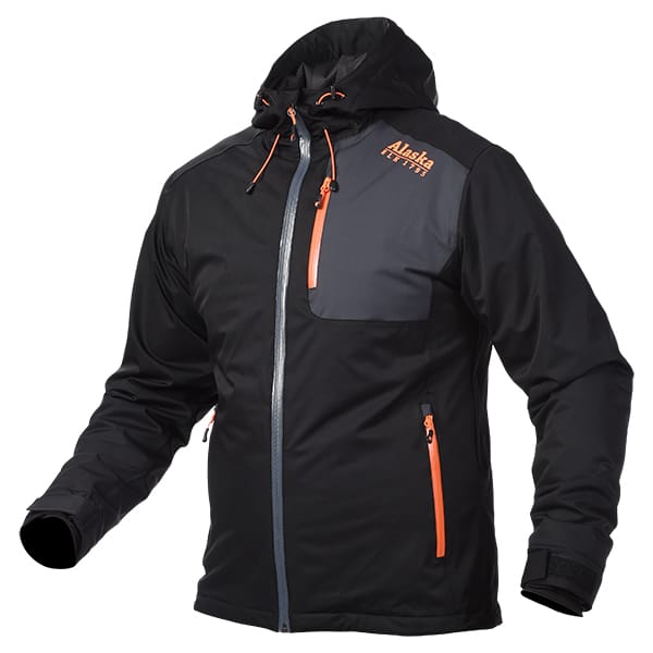 seard_takki_musta SEWARD jope must/oranž