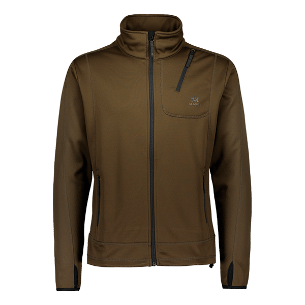 alaska_juneau_fleecetakki_moss_brown JUNEAU fliis, Moss Brown (2XS, XS, S, 3XL)