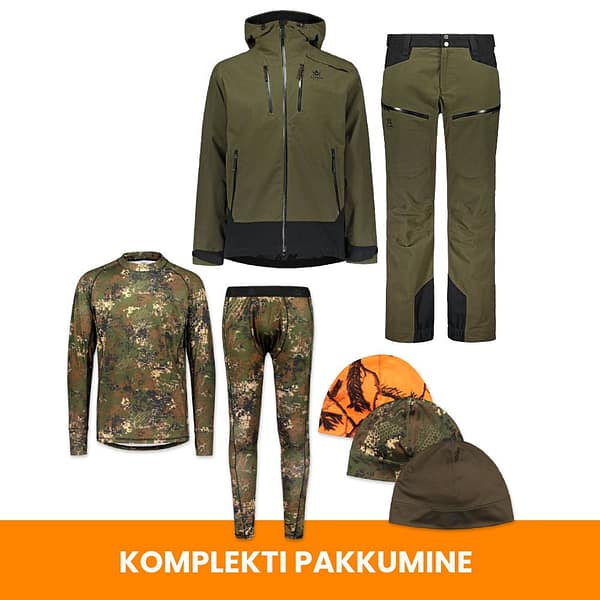 Apex forest green kmpl APEX Green/Black PRO komplekti pakkumine (suurus 2XL)