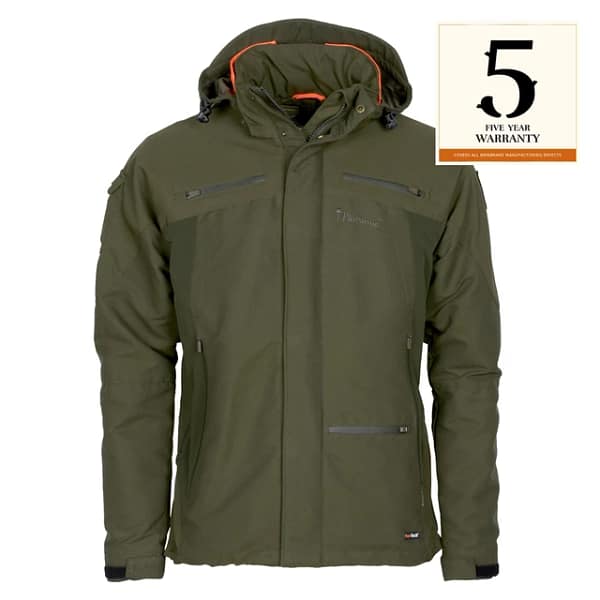 5890-135-01_Pinewood-Hunter-Pro-Xtreme-Jacket-Mens_Mossgreen-Badge PINEWOOD Hunter Pro jahiriiete komplekt, moss green