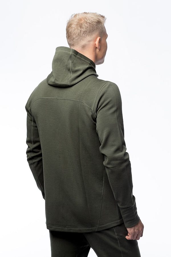 men-merino-hoodie-green3 Merinovillane kapuutsiga jakk (suurus XS)