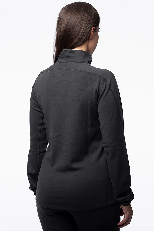women-midlayer-halfzip-grey3 Meriinovillane Half-Zip 240g termosärk naistele (suurused XS, M ja XL)