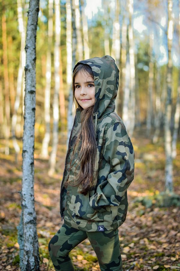 kurtka ja tüdruk WADERA puuvillane laste jope (suurus 134/140)