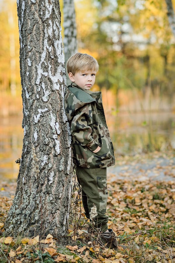 kurtka seljas 3 WADERA puuvillane laste jope (suurus 134/140)